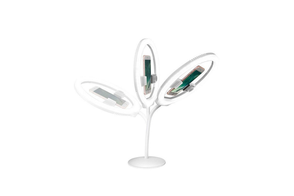 Кольцевой портативный светодиодный осветитель Yongnuo YN128 II 3200-5600K белый