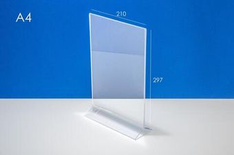 Менюхолдер тейбл тент А4 вертикальный
