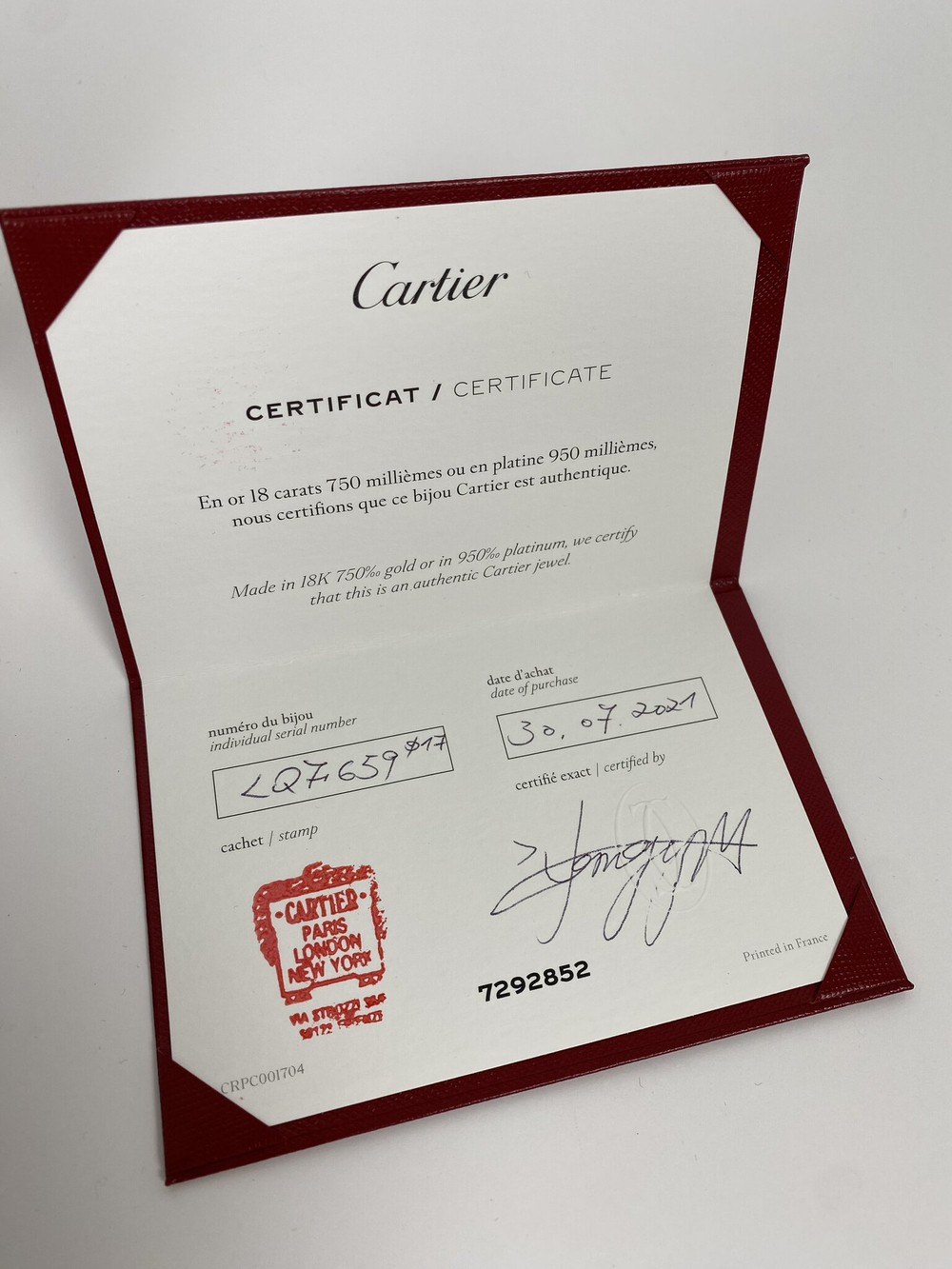 Браслет Cartier Love