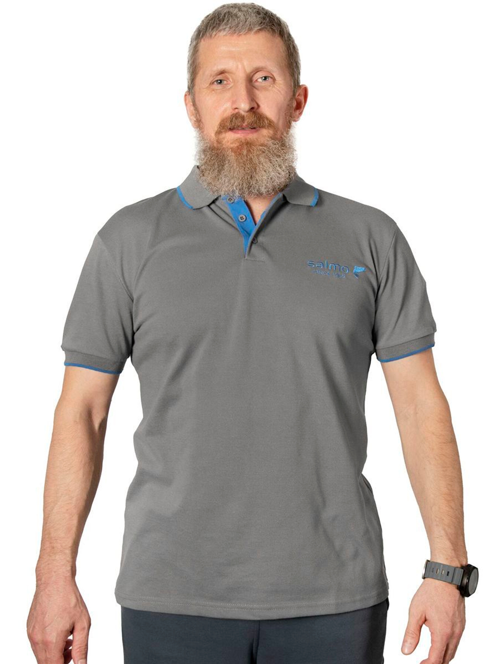 Рубашка поло SALMO GREY 05 р.XXL