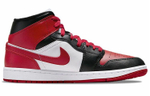 Кроссовки Jordan Air Jordan 1 Mid "Bred Toe" (Женская размерная сетка)