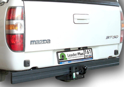 Фаркоп(прицепное) Лидер-Плюс для MAZDA BT-50 2007- , B2500 1996-2007, FORD RANGER 2006-2012 (паспорт и сертификат в комплекте)(без электрики)M305-F