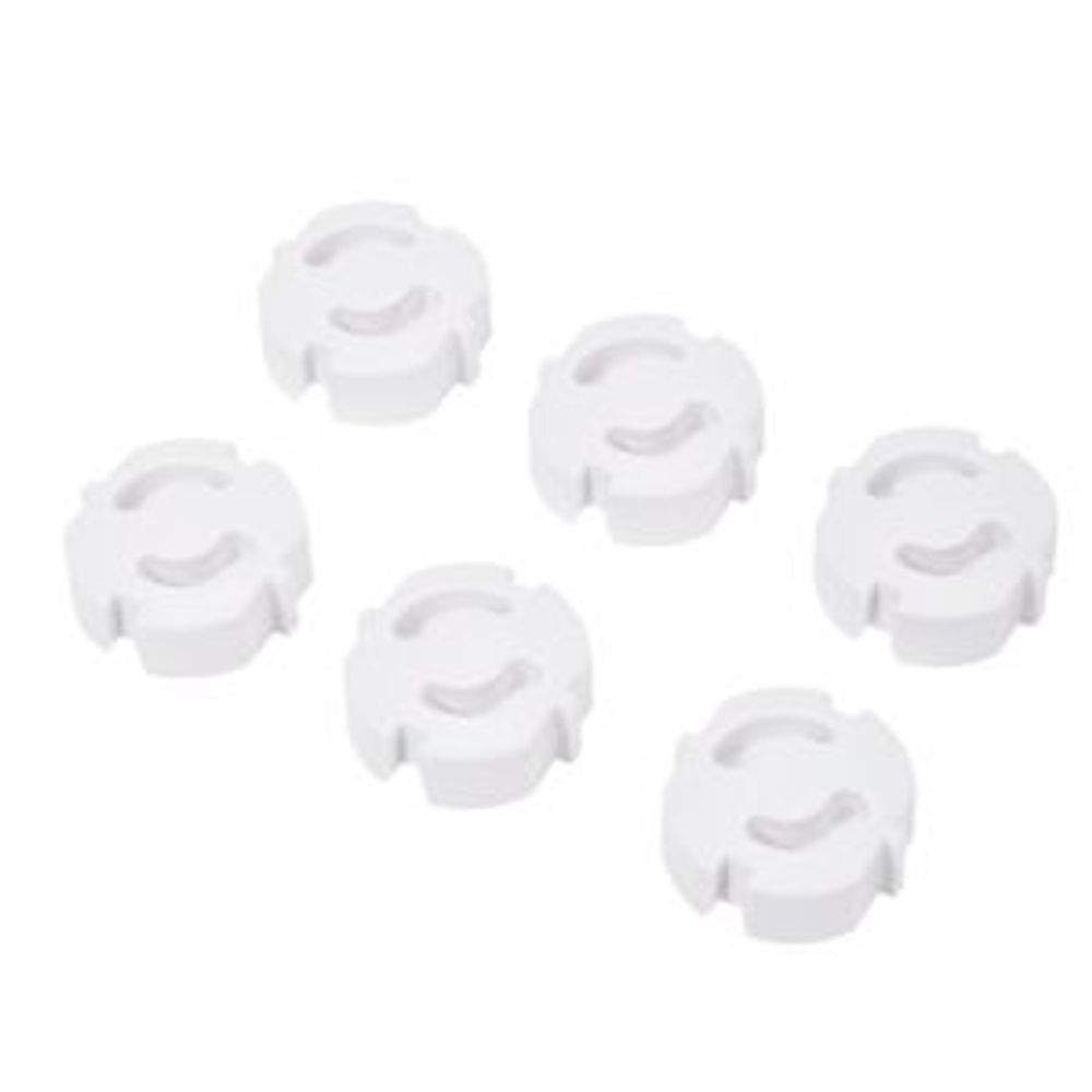 Заглушки для розеток, 3,7х3,6х1,4 см, ABS (6 шт/уп) HALSA