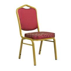 Хит 25мм красный с широким сиденьем, золото, красная корона