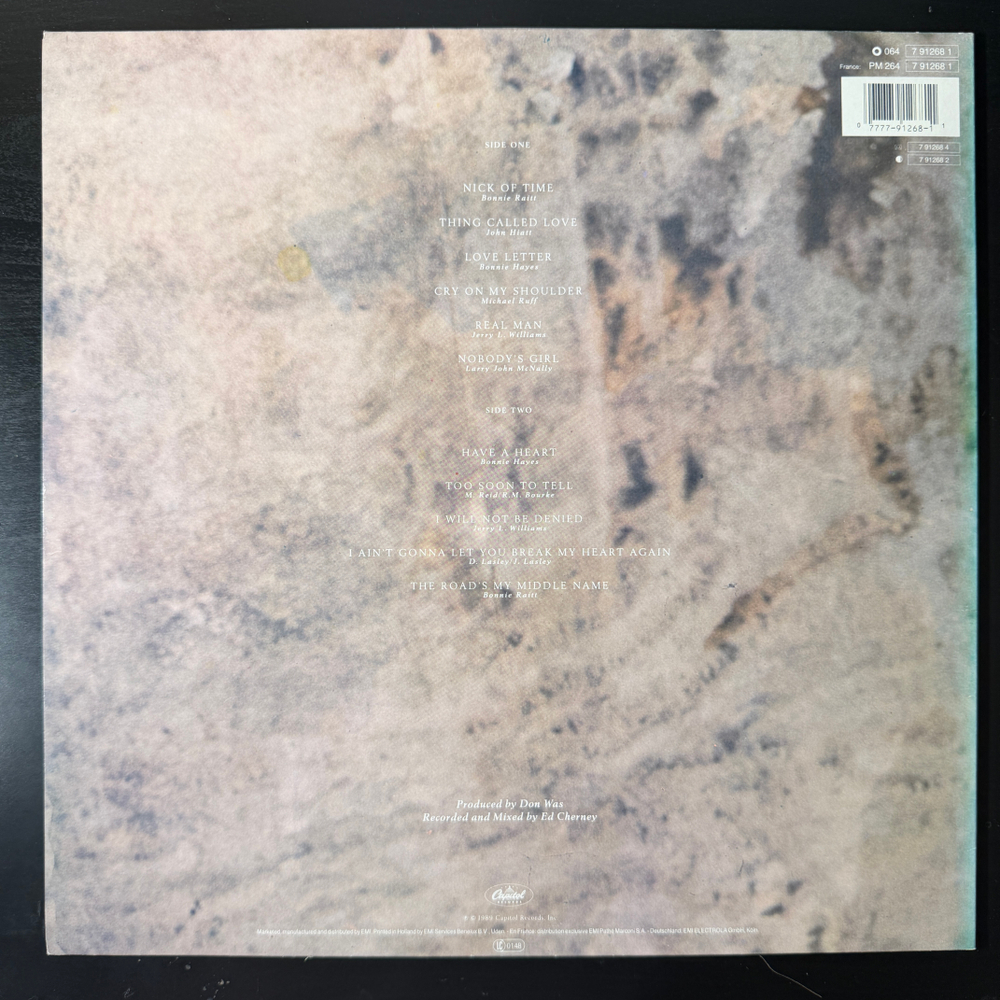 Bonnie Raitt - Nick Of Time (Европа 1989г.)