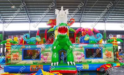 Хамелеон и динозавры 17*9*9 м, два входа