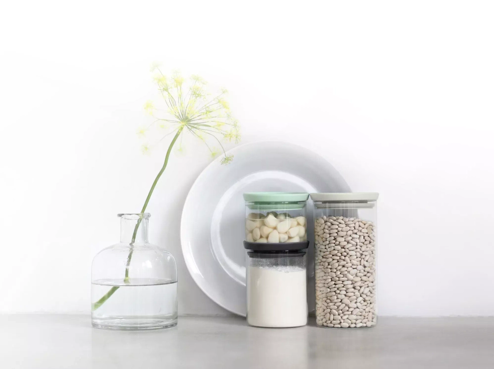 Brabantia - Набор из 3 стеклянных контейнеров. / артикул   100550  / GTIN 8710755100550
