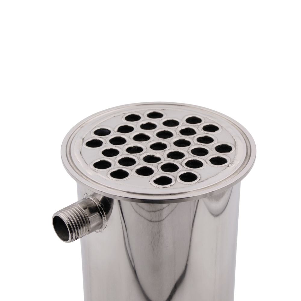 Холодильник кожухотрубный 300 мм, кламп 4 дюйма, (31х12 мм)