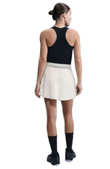 Теннисная юбка Nike Court RG Dri-FIT Slam Tennis - бледная слоновая кость/бледная слоновая кость/черный