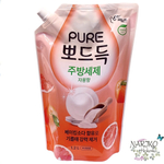 Средство для мытья посуды Грейпфрут PIGEON PURE GRAPEFRUIT с пищевой содой, мягкая упаковка с крышкой 1,2л.