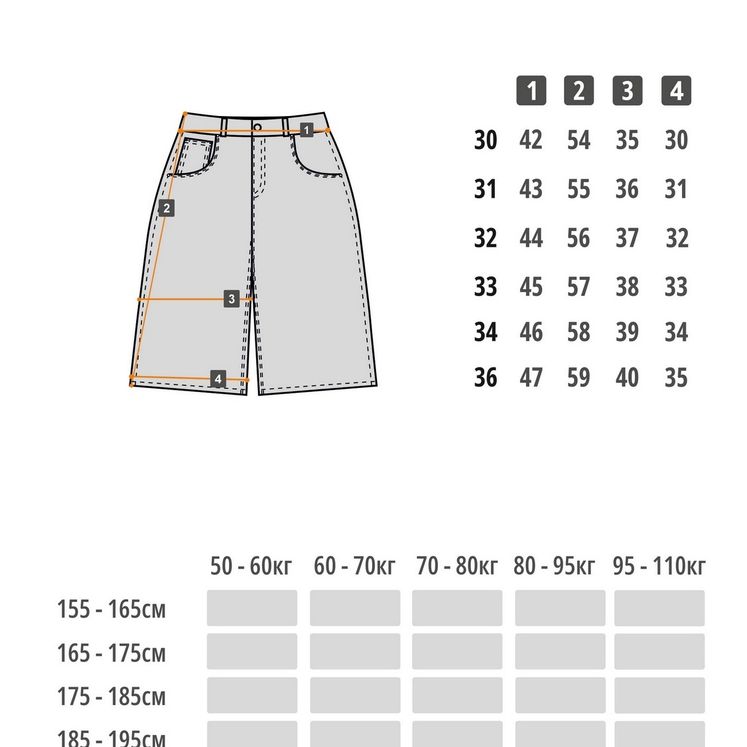 Шорты UNIFORM BAGGY, синий