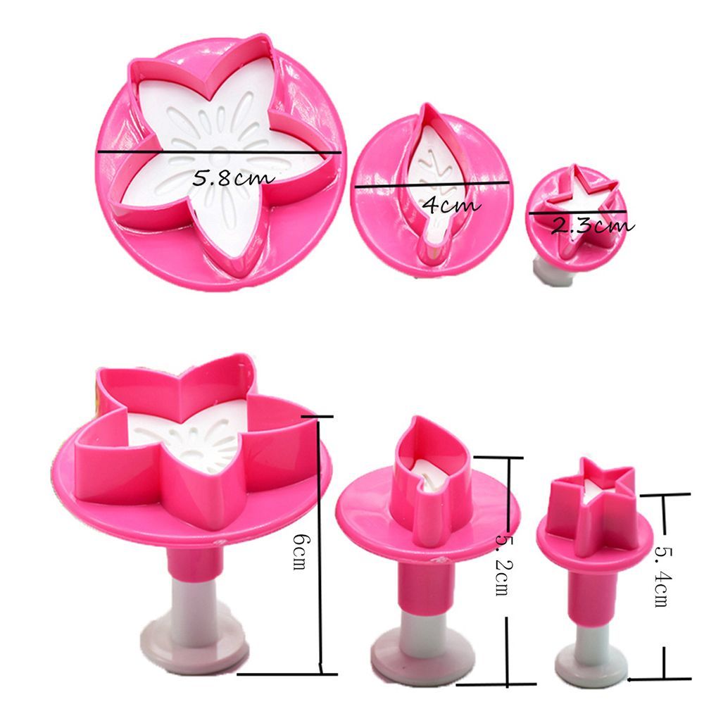 Плунжер цветок лист звезда 3в1