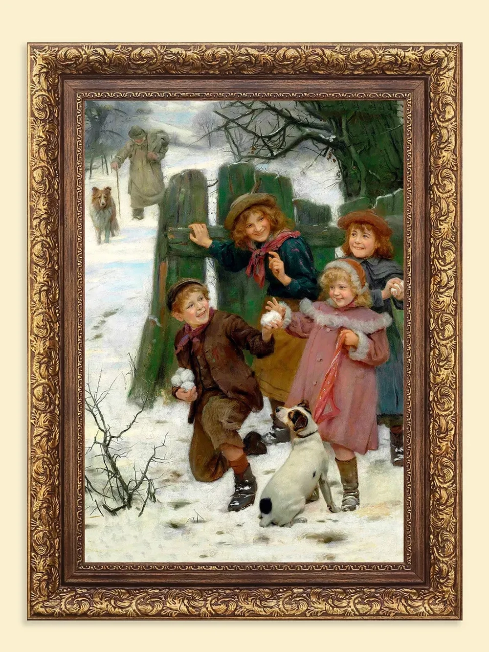 Картина на стену интерьерная на холсте "Дети"