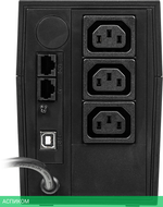 Источник бесперебойного питания Powercom Raptor RPT-600AP SE2M черный