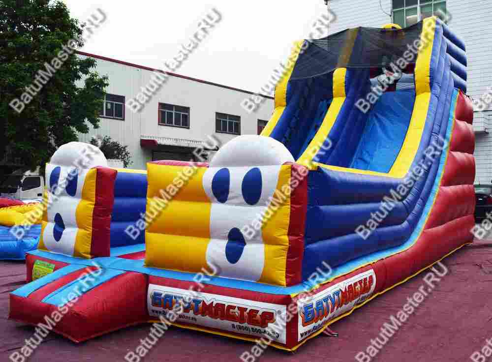 Детский надувной батут-горка "Зайка" 9*4*5.5 м
