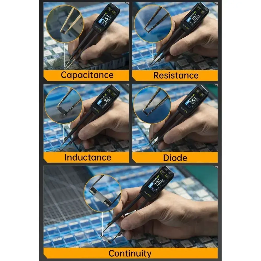 Тестер-пинцет электронных компонентов Fnirsi LCR-ST1