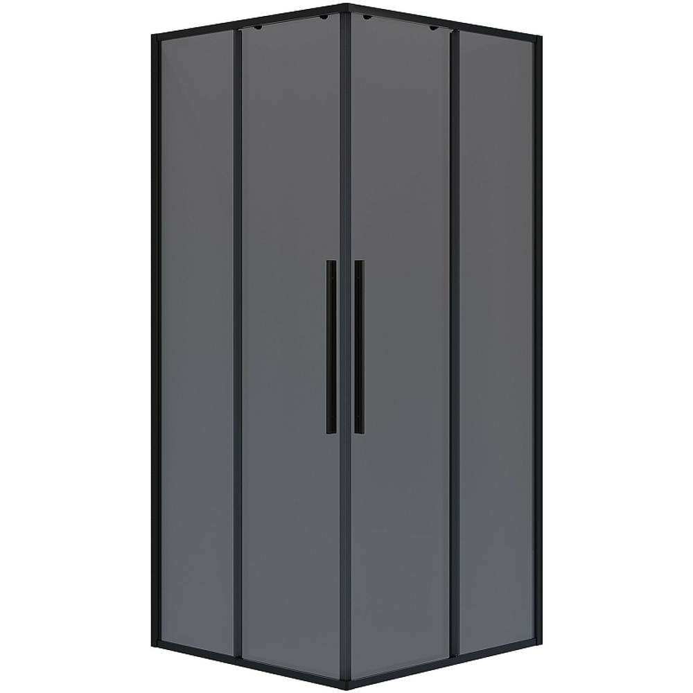 Душевой уголок Niagara Nova 90х90 NG-2823-34BLACK профиль Черный матовый стекло тонированное