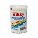 Ватные палочки Wikky круглая банка 24*100шт