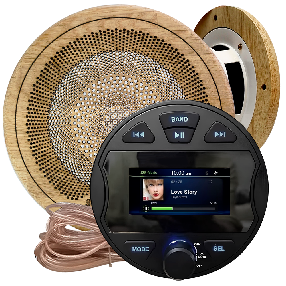 Комплект влагостойкой акустики для бани, сауны и хамама - AQUA Music DB003 Sauna 2