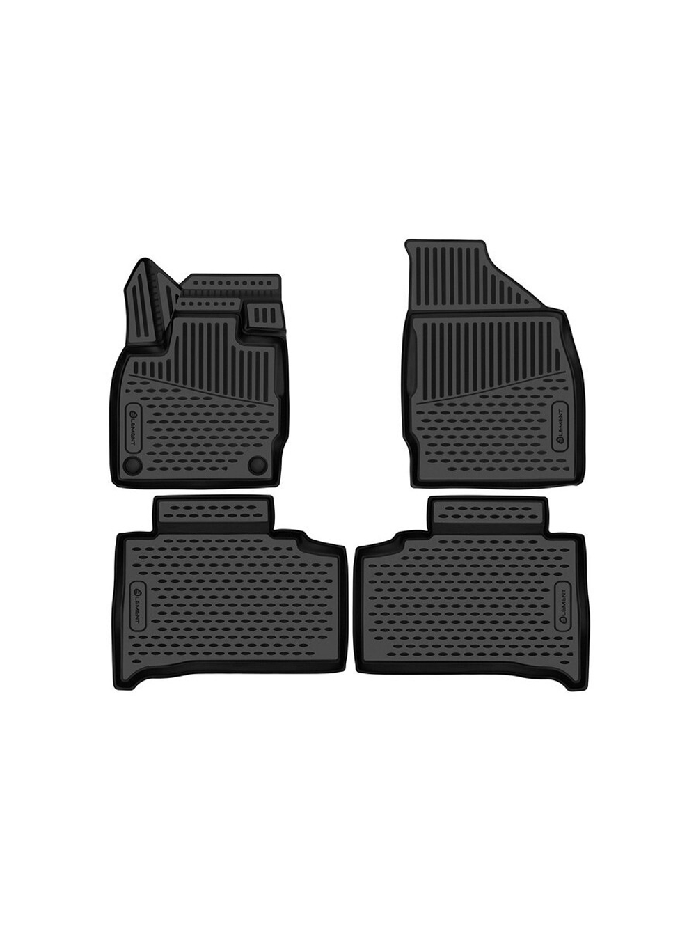 Коврики в салон для SKYWELL ET5 2021-, 4шт. (полиуретан) ELEMENT3DA67381210K