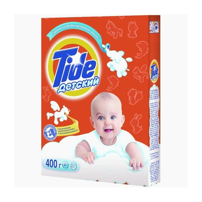 Порошок для стирки "Тайд" авт 400г детский
