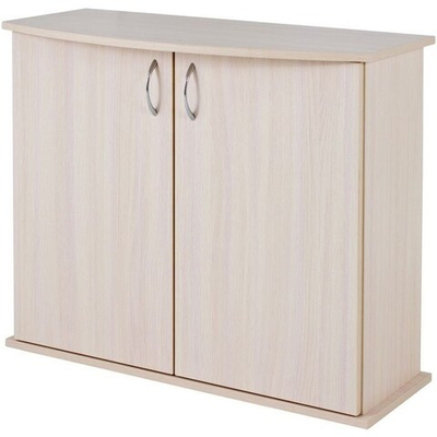 Тумба фигурная   80*35*72 выбеленный дуб, две дверки ДСП, модель 2016 (АкваПлюс)