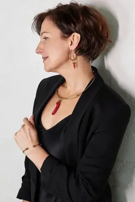 HMG 1324 G steel/Coral Чокер арт.1392