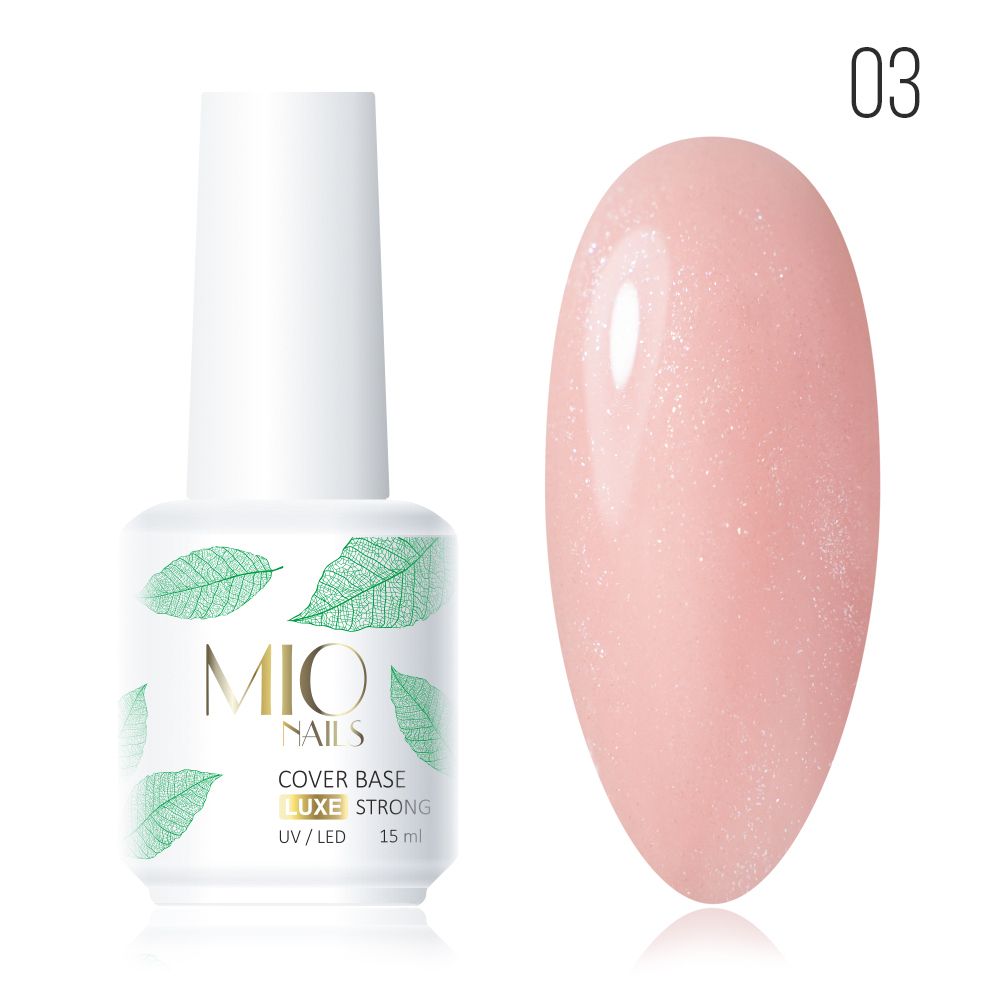 Mio Nails Base strong shimmer 03, 15 мл