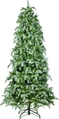 Елка Нормандия утонченная заснеженная 215 см., литая хвоя+пвх, Triumph Tree (73857)