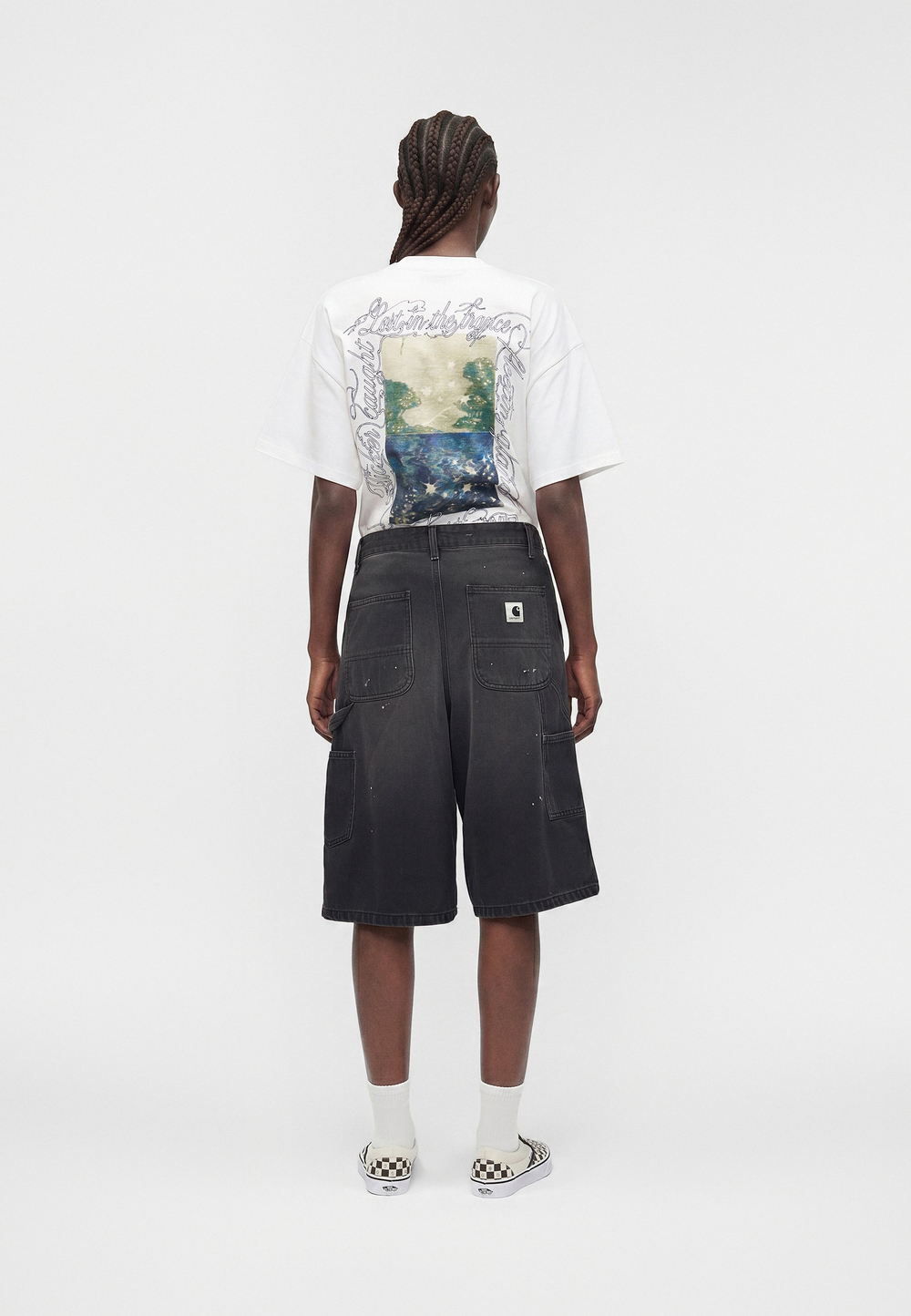 Carhartt WIP Джинсовые шорты - Чёрный