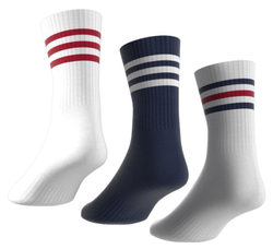 Теннисные носки Adidas 3-Stripes Cushioned Crew Socks 3P