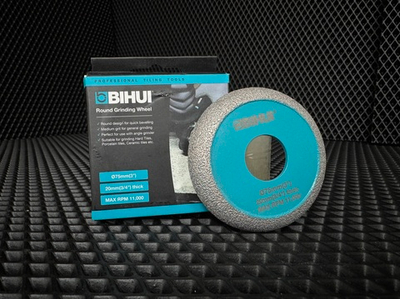 Диск радиусный BIHUI Ø75мм, толщина 20мм, #50/60, арт.DGR320
