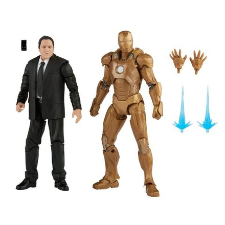 Hasbro Marvel Legends - фигурки Happy Hogan и Iron Man Mark XXI F0191