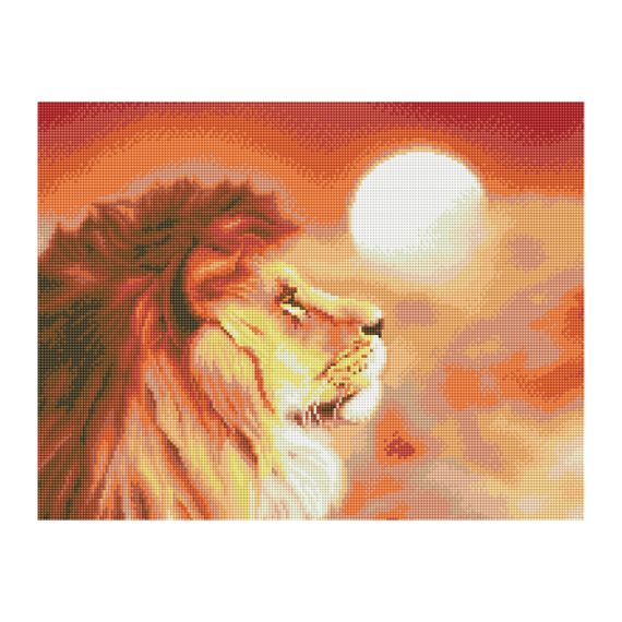 Almaz qaşlarla mozaika \ Алмазная мозаика \ Diamond painting Алмазная мозаика ТРИ СОВЫ "Закат", 40*50см, холст на деревянном подрамнике, картонная коробка с плас