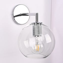 Бра Rh Utilitaire Globe Shade Single Sconce Silver By Imperiumloft