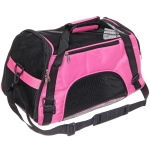 Сумка - переноска для животных «ЛЮБИМЫЙ БРО», цвет розовый, размер S, 42*19,5*23см/до 5кг (Пакет и Лейбл)