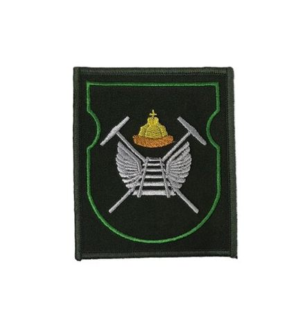 Шеврон вышитый батальона ЖДВ (два молота, шапка мономаха) на липучке