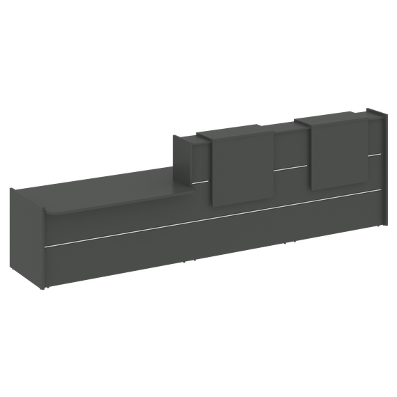 Onix Ресепшн O.R-K-21 Антрацит 3990*766*1187