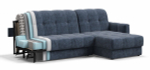 Угловой диван Босс Слип 160 Велюр Роял топаз