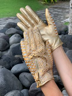 Женские перчатки из питона AC-79