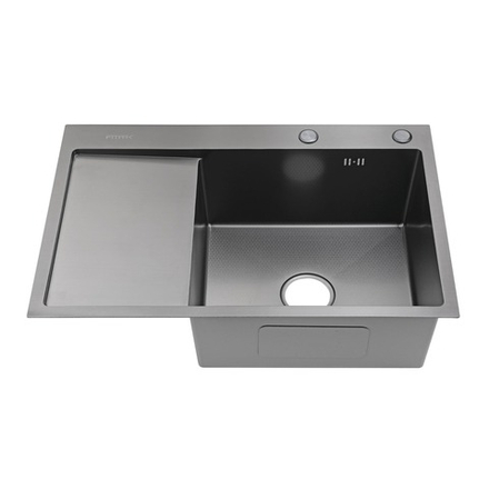 Мойка для кухни Fmark FSC7550Q-R (Размер 75CM*50CM левое крыло) графит