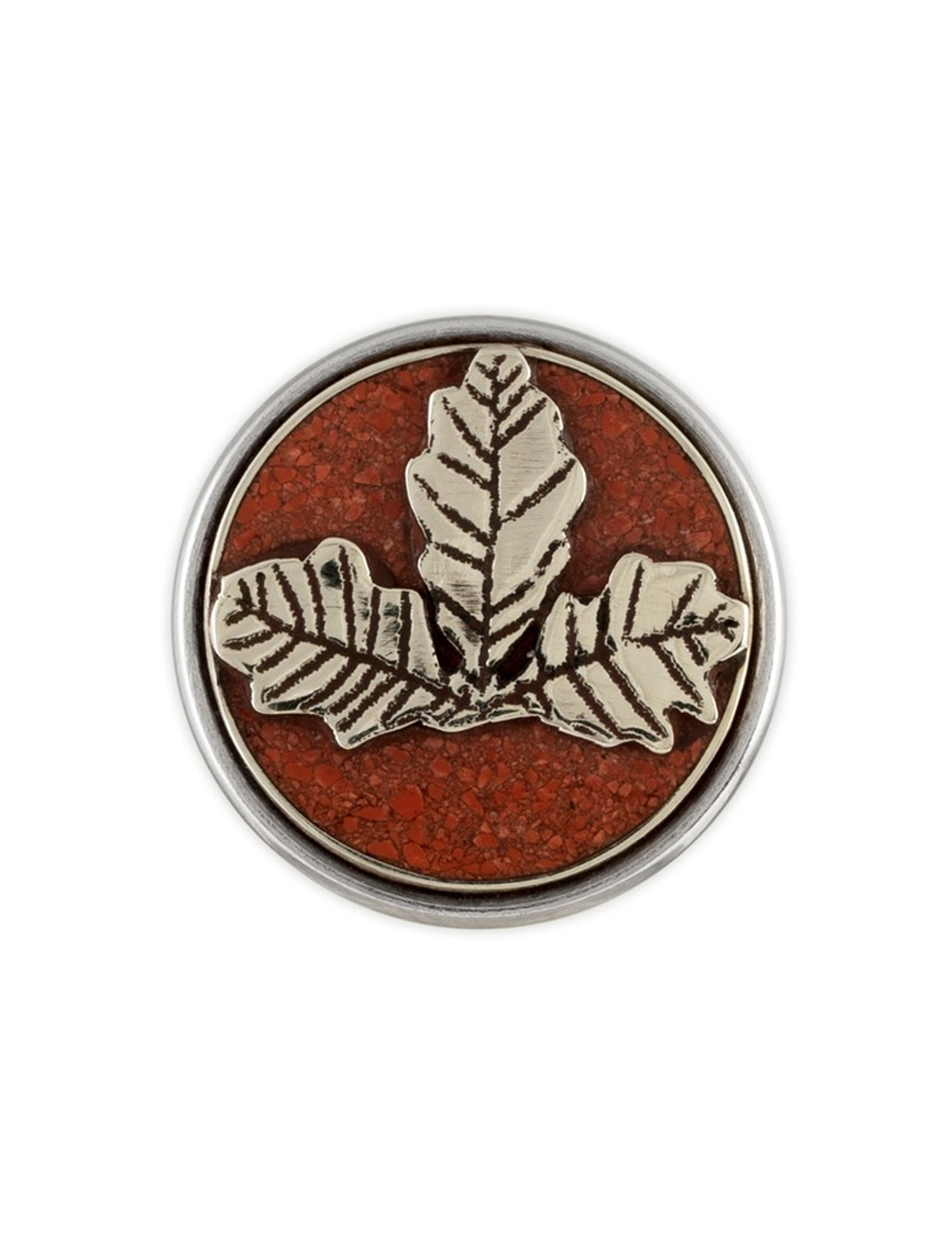 КНОПКА ДУБОВЫЕ ЛИСТЬЯ