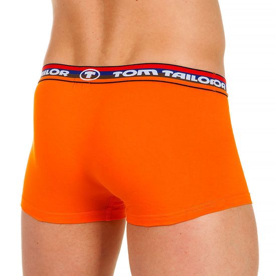 Трусы мужские боксеры оранжевые с трёх-цветной резинкой (yellow-dark-solid) Tom  Tailor 230-2