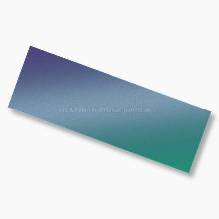 Алюминиевый лист Хамелеон Green Rose H0010