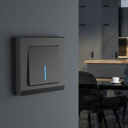 Рамка на 1 пост Werkel Stark (черный) W0011808