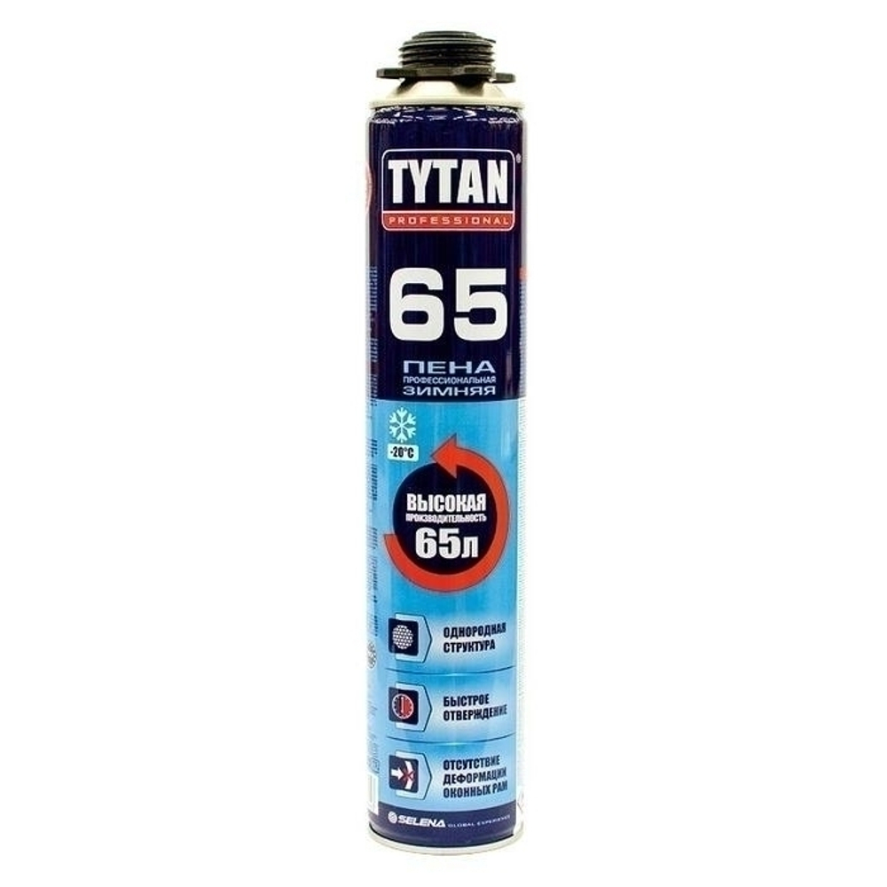 TYTAN PROFESSIONAL 65 пена профессиональная, зимняя -20 (750мл)