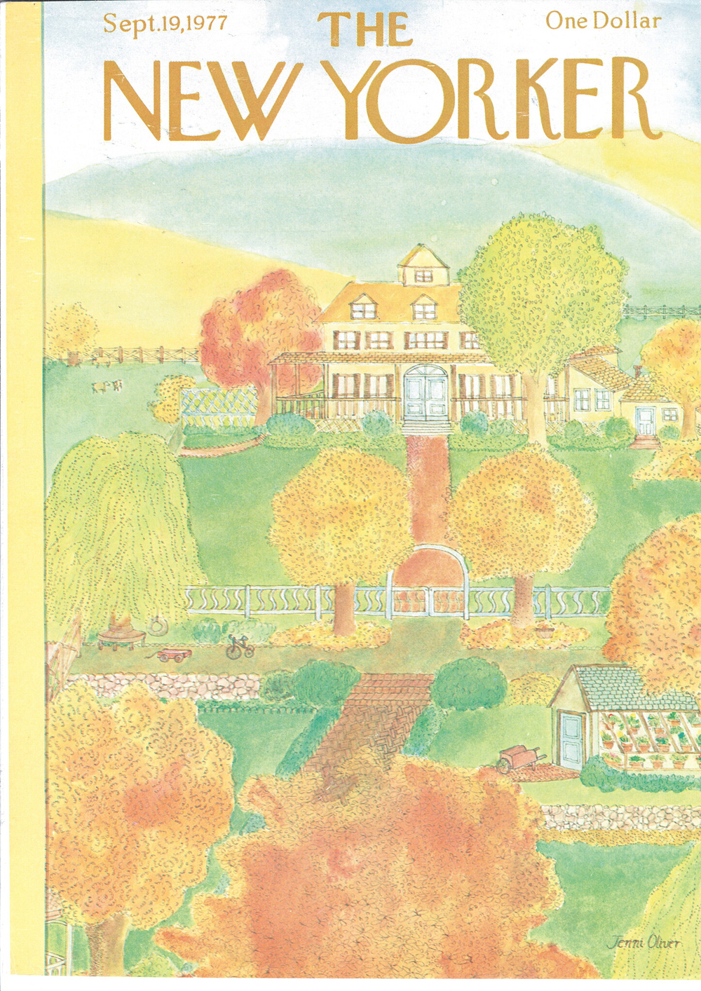 Журнал The New Yorker 19-09-1977, обложка