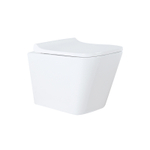 Комплект подвесной безободковый унитаз Azario Teramo AZ-8010-1000+AZ-8200-0012+AZ-0052 с микролифтом + система инсталляции с кнопкой смыва белый глянцевый