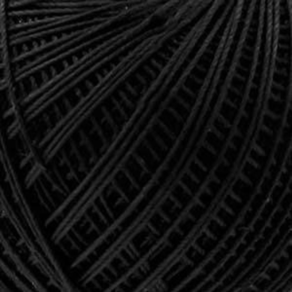 Нитки для вязания Кружевница цв. (7214), черный