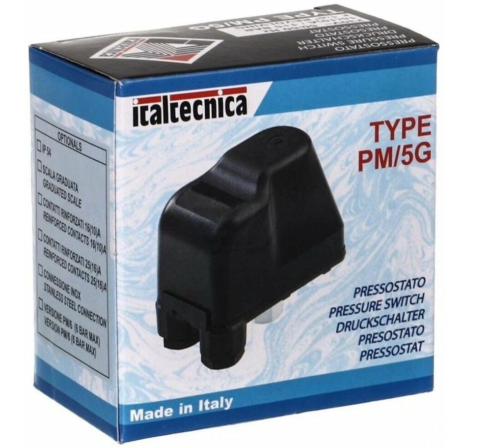 Реле давления Italtechnica PM5G